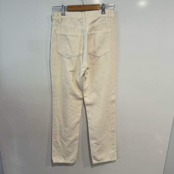 Reformation Cynthia Button Fly High Rise Straight Corduroy Pants - Picture 6 of 12